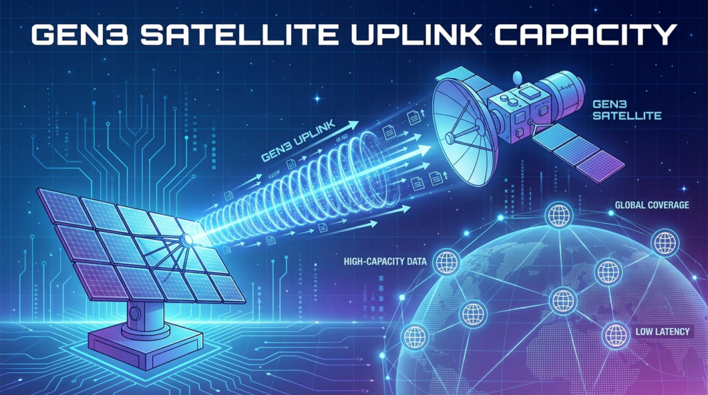 Gen3 satellite uplink capacity