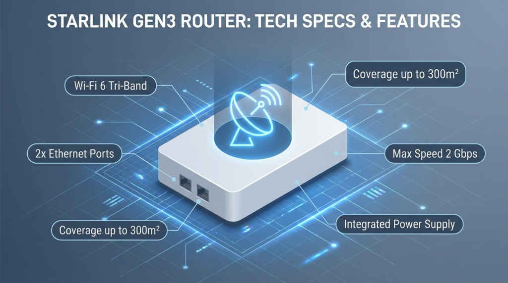 Starlink Gen3 router specs
