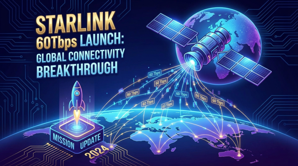 Starlink 60Tbps launch