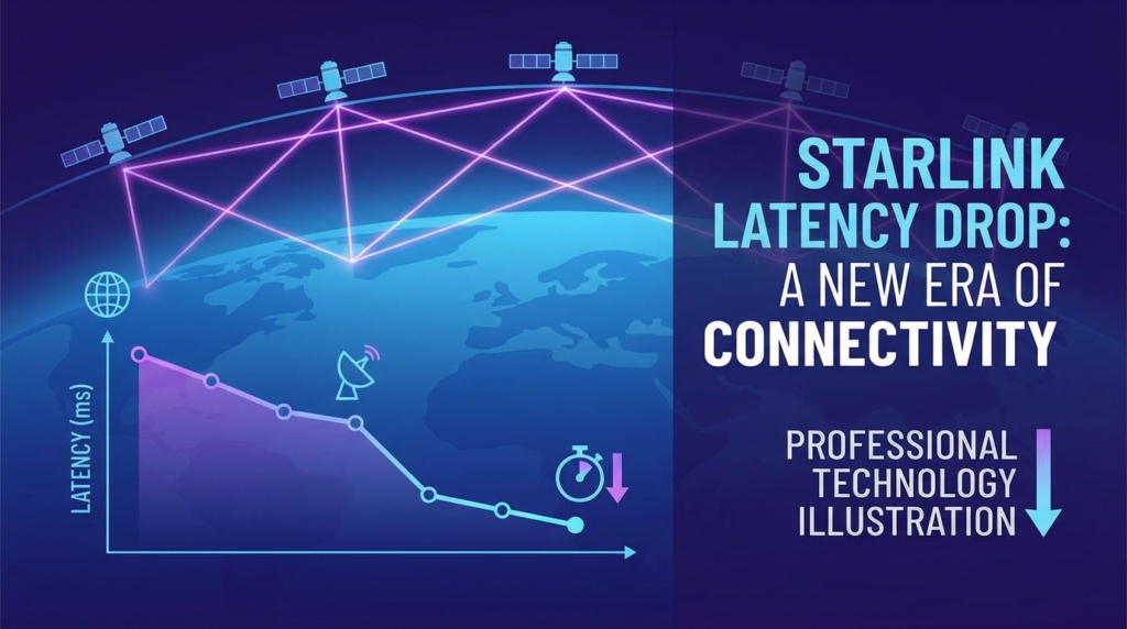 Starlink latency drop