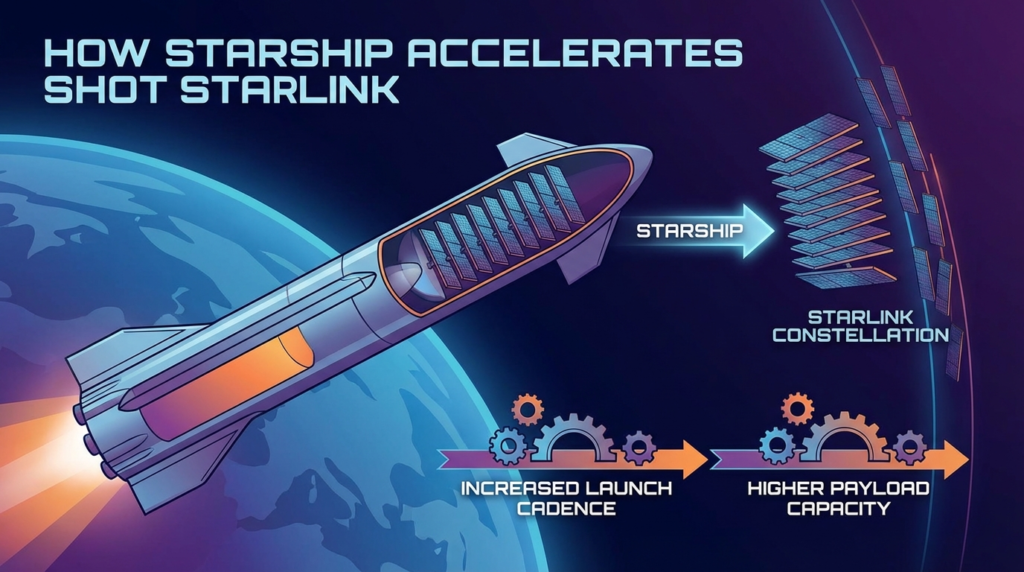 How Starship accelerates Starlink