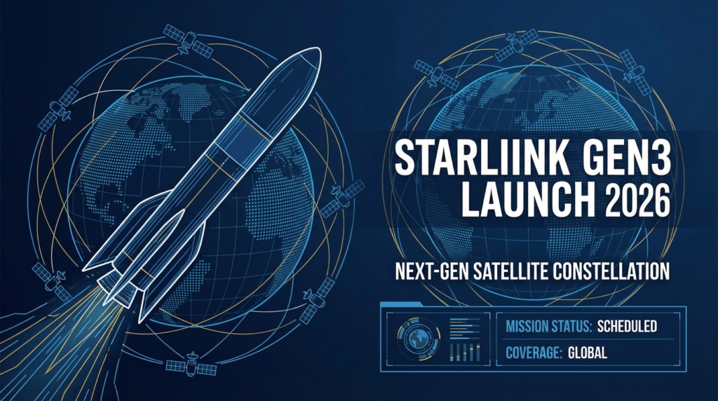 Starlink Gen3 launch 2026