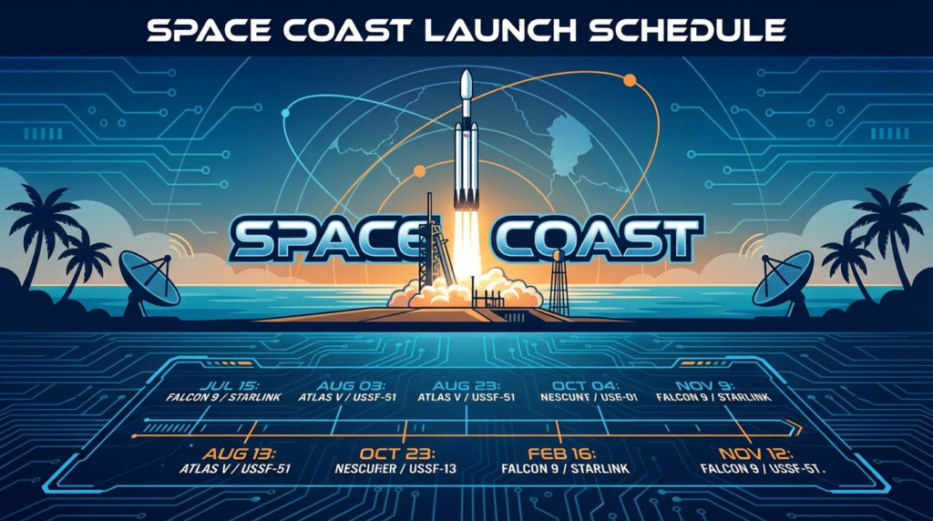 Space Coast launch schedule
