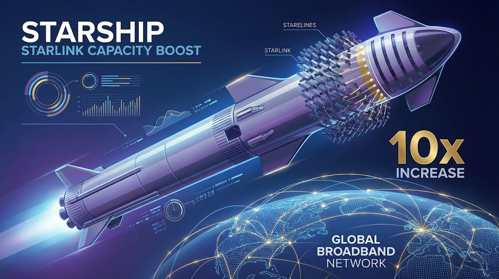 Starship Starlink capacity boost