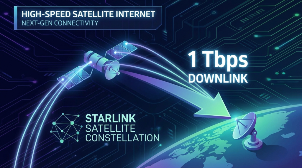 Starlink 1Tbps downlink