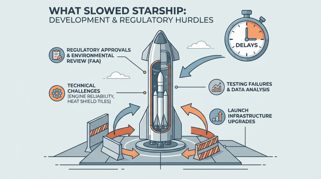 What slowed Starship