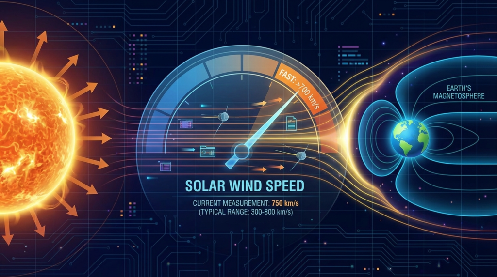 solar wind speed