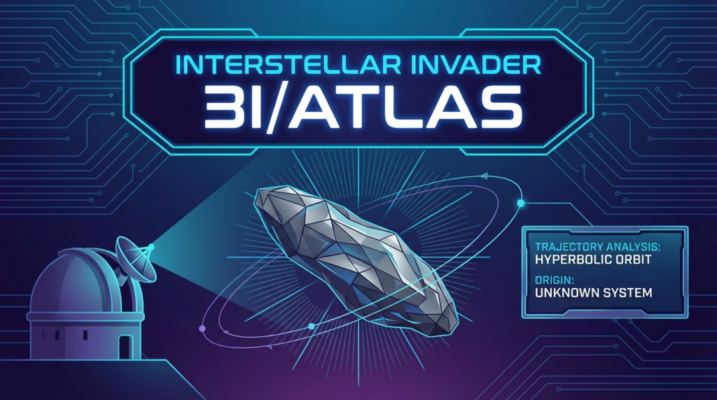 Interstellar invader 3I/ATLAS