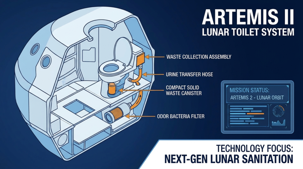 Artemis 2 lunar toilet