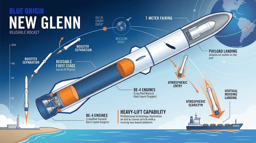 New Glenn reusable rocket