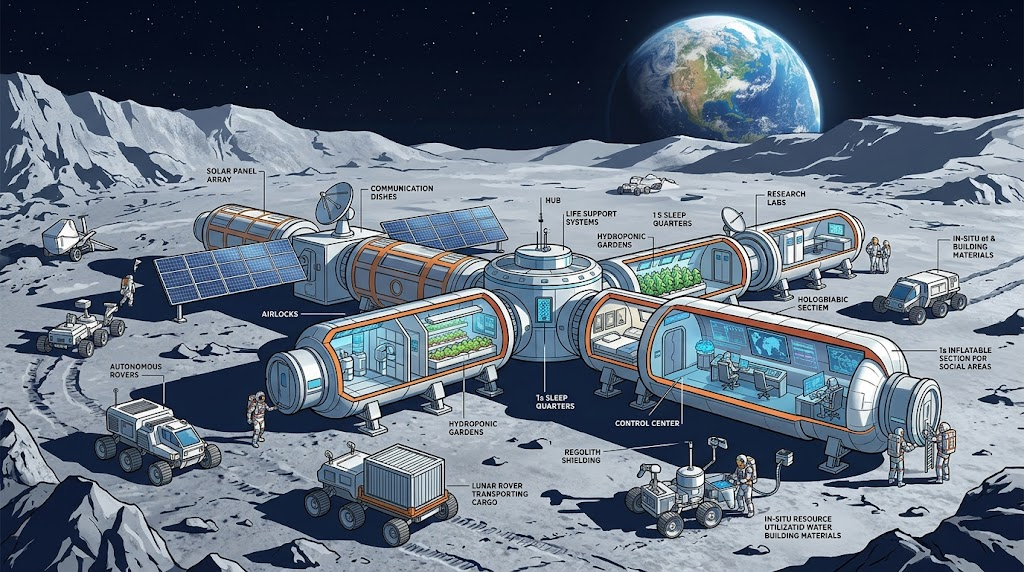 designing moonbases