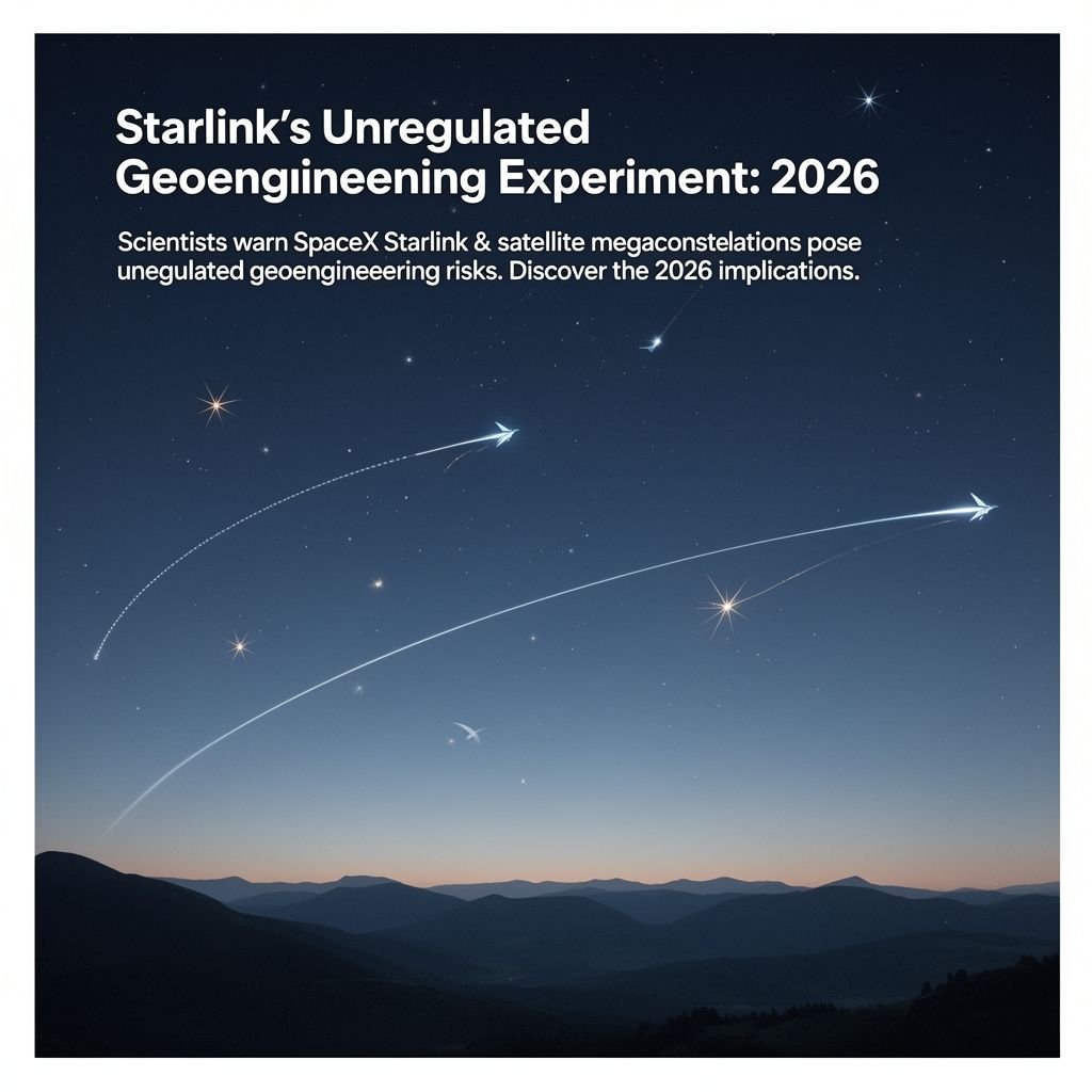 Starlink’s Unregulated Geoengineering Experiment: 2026 Impact