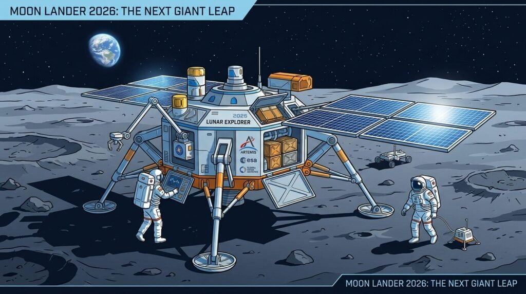 Complete Guide to the 2026 Moon Lander Mission — illustration for Moon lander 2026