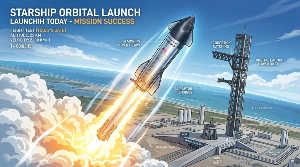 SpaceX Starship Launch 2026: Complete Deep Dive & Updates — illustration for SpaceX Starship launch today