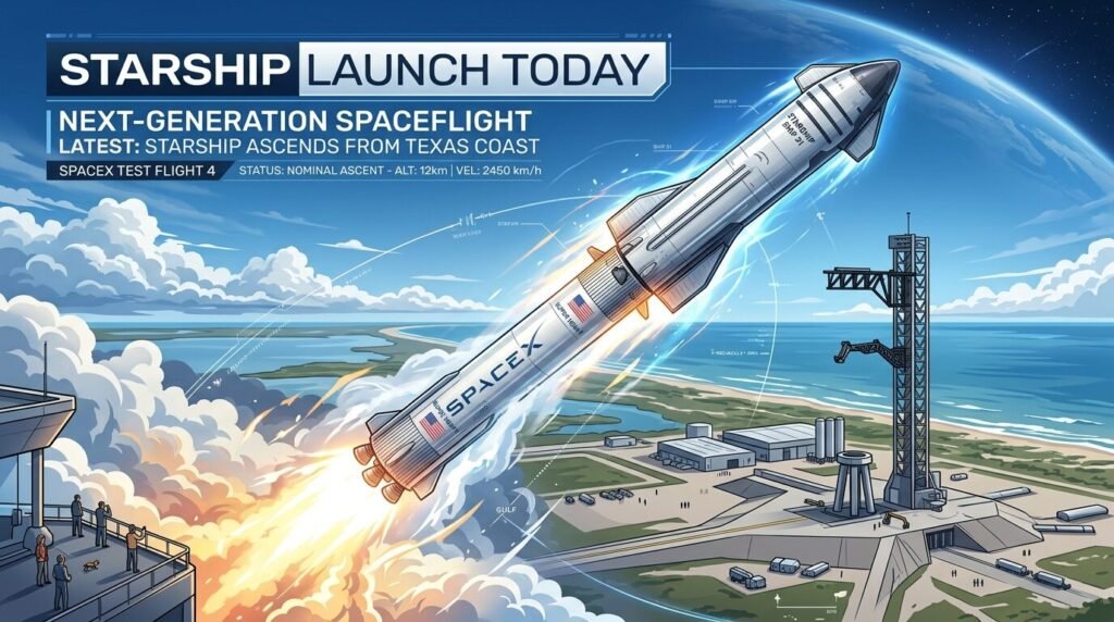 SpaceX Starship Launch 2026: Complete Guide & Updates — illustration for SpaceX Starship launch today