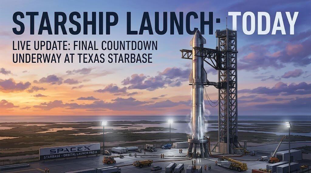 SpaceX Starship Launch Date Today: Complete 2026 Guide — illustration for SpaceX Starship launch date today
