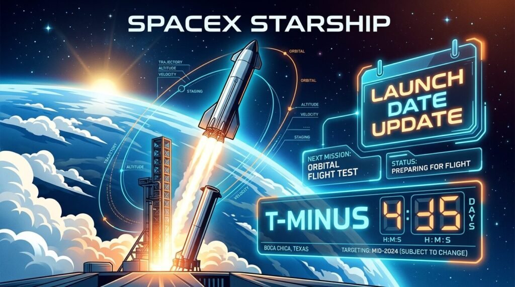SpaceX Starship Launch Date: Ultimate 2026 Guide & News — illustration for SpaceX Starship launch date