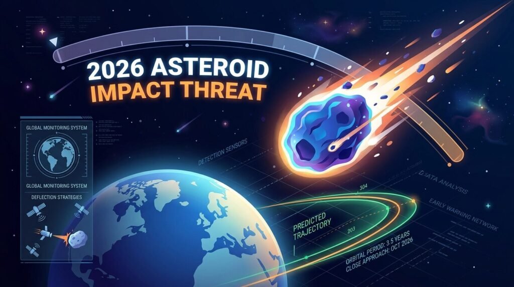 Asteroid Impact 2026: Is Earth in Ultimate Danger? — illustration for asteroid impact threat 2026