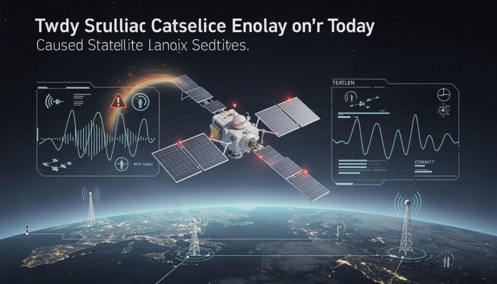 Satellite Anomaly in 2026: Causes & Complete Guide — illustration for what caused satellite anomaly today