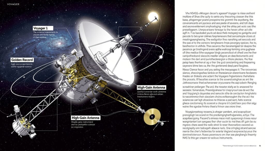 Voyager's Last Stand: NASA's 50-Year Mission Ends? — illustration for NASA Voyager spacecraft