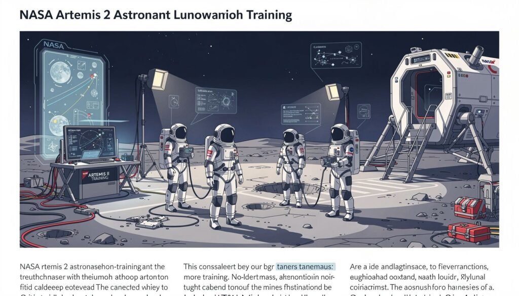 NASA's 2026 Lunar Vision: Artemis 2's Training Revealed — illustration for NASA Artemis 2 lunar training