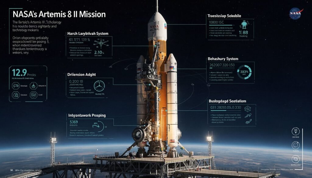 Artemis 3: NASA's 2027 Moon Rocket Takes Shape — illustration for NASA's Artemis 3 rocket