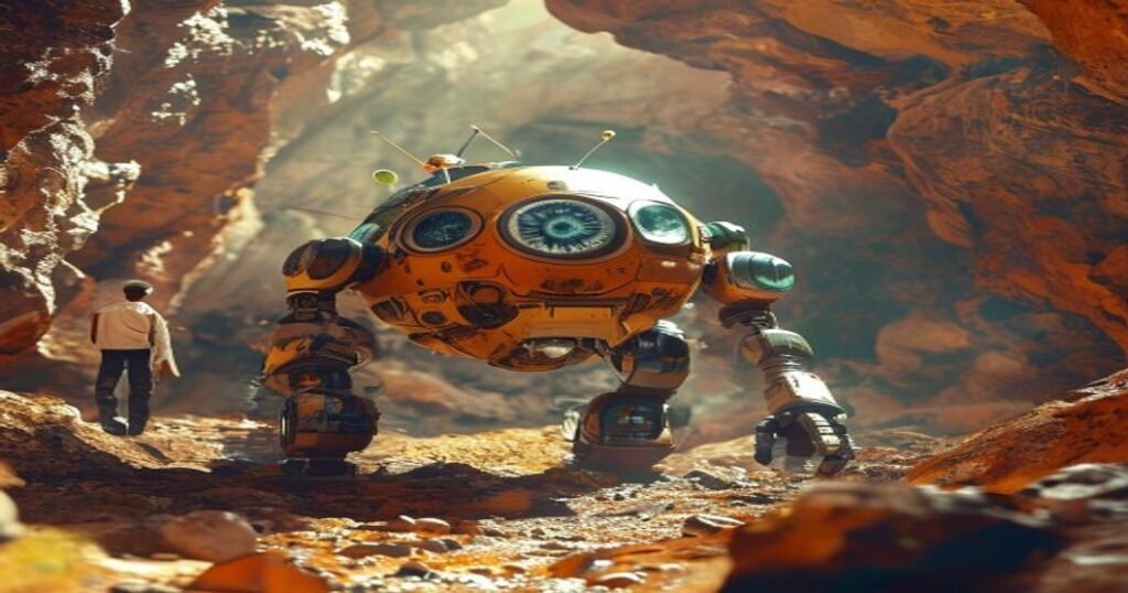 Dandelion Drones on Mars: 2026 Mission to Explore Tunnels — illustration for dandelion drones Mars