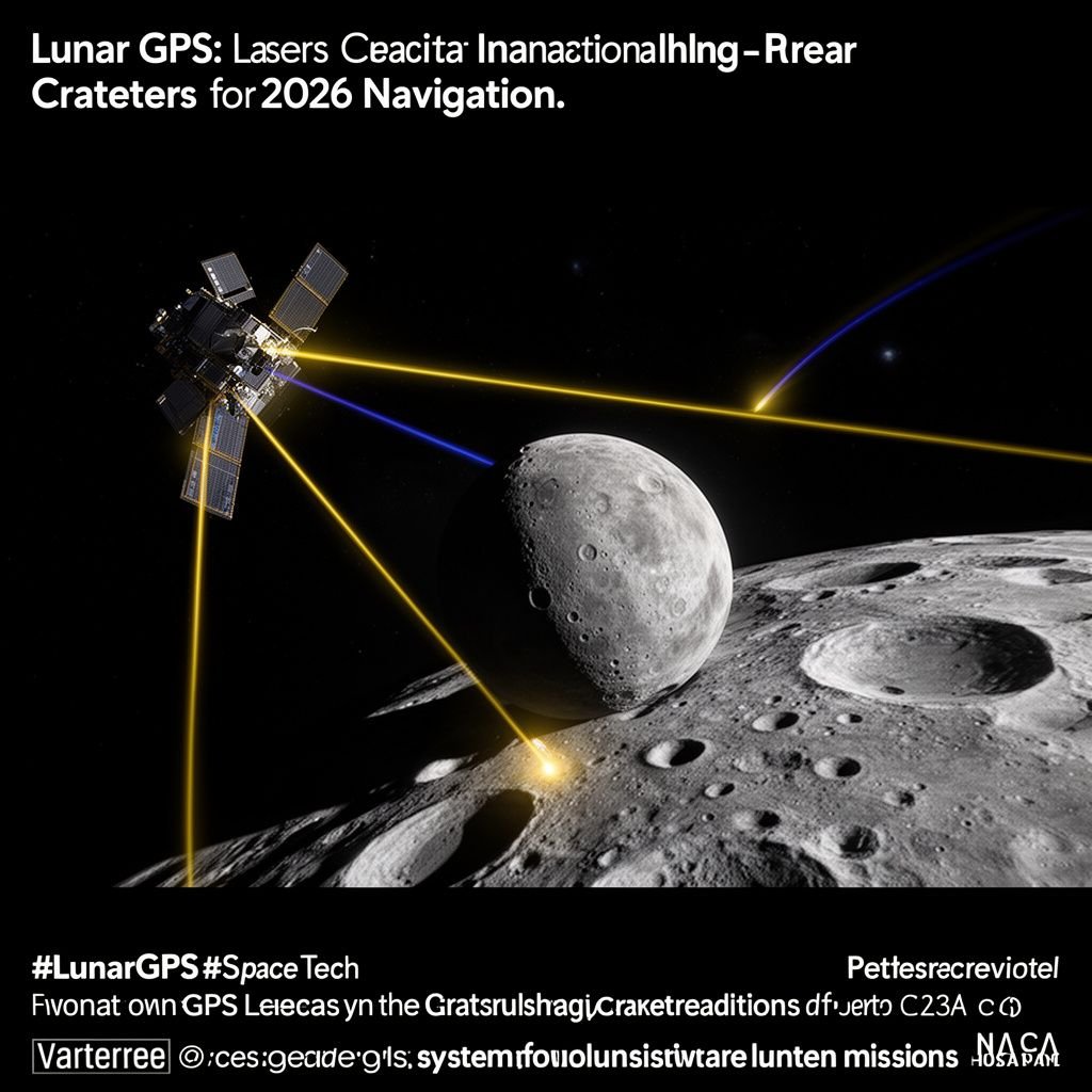 Lunar GPS: Lasers in Moon Craters for 2026 Navigation