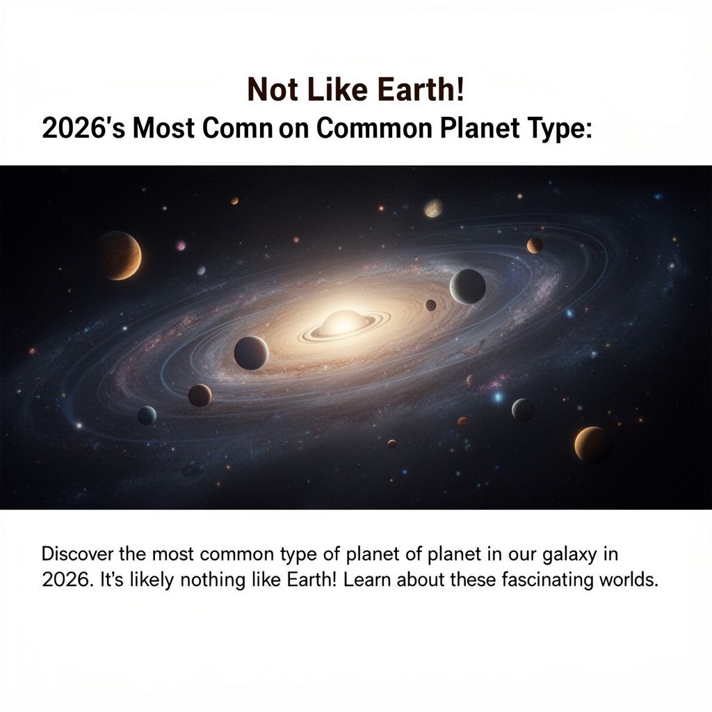 Unveiling 2026’s Most Common Planet Type: Not Like Earth!