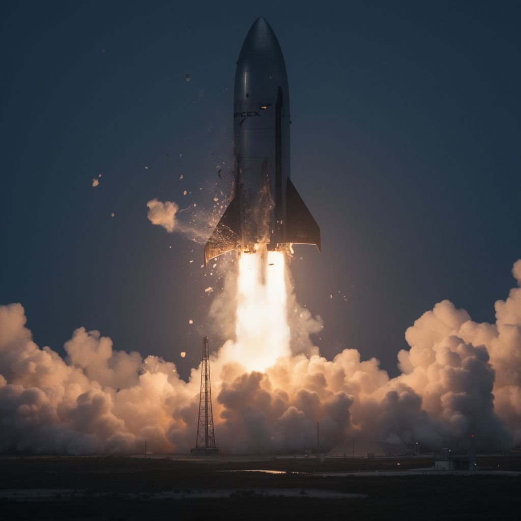 SpaceX Starship launch failure
