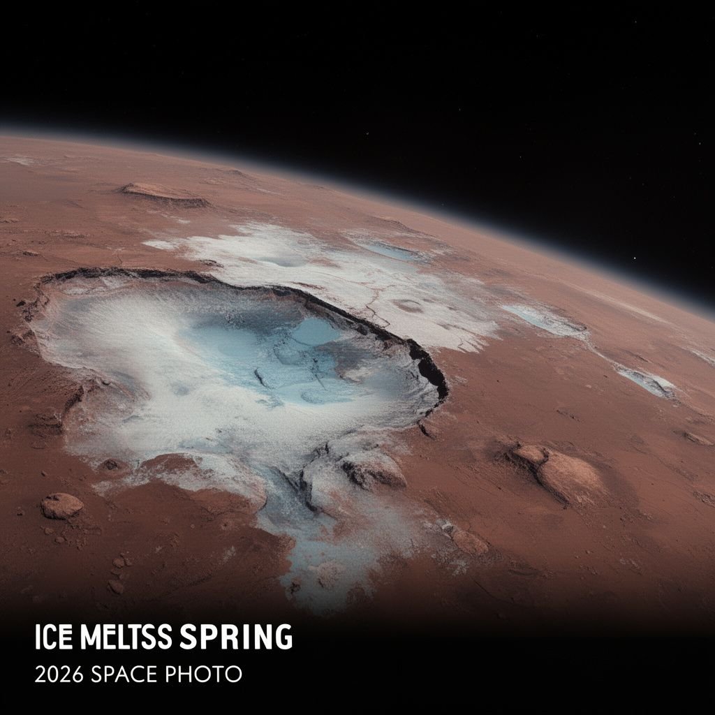 Mars Spring: Ice Melts in Stunning 2026 Space Photo