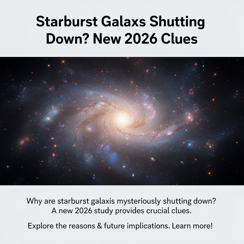 Starburst Galaxies Shutting Down? New 2026 Clues