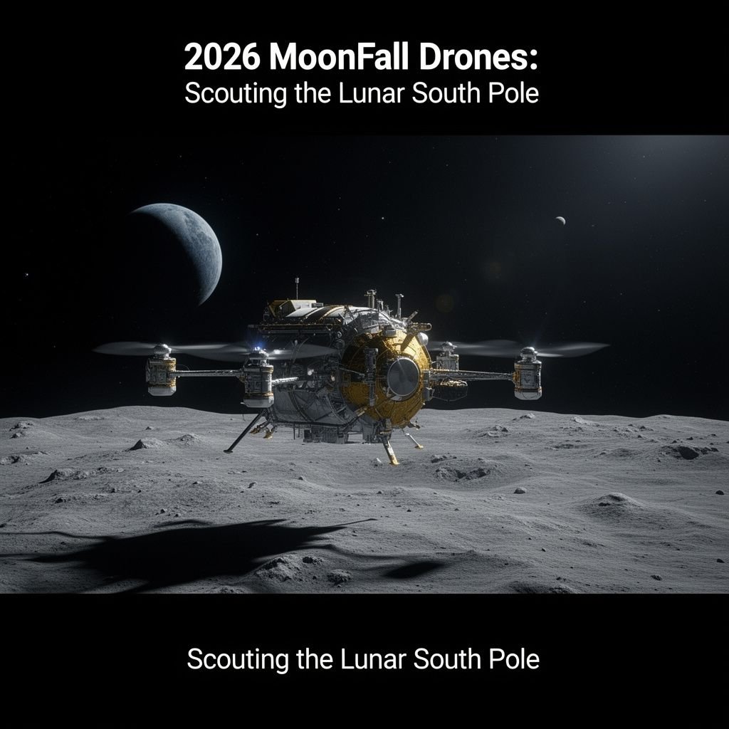 Nasa’s 2026 MoonFall Drones: Scouting the Lunar South Pole